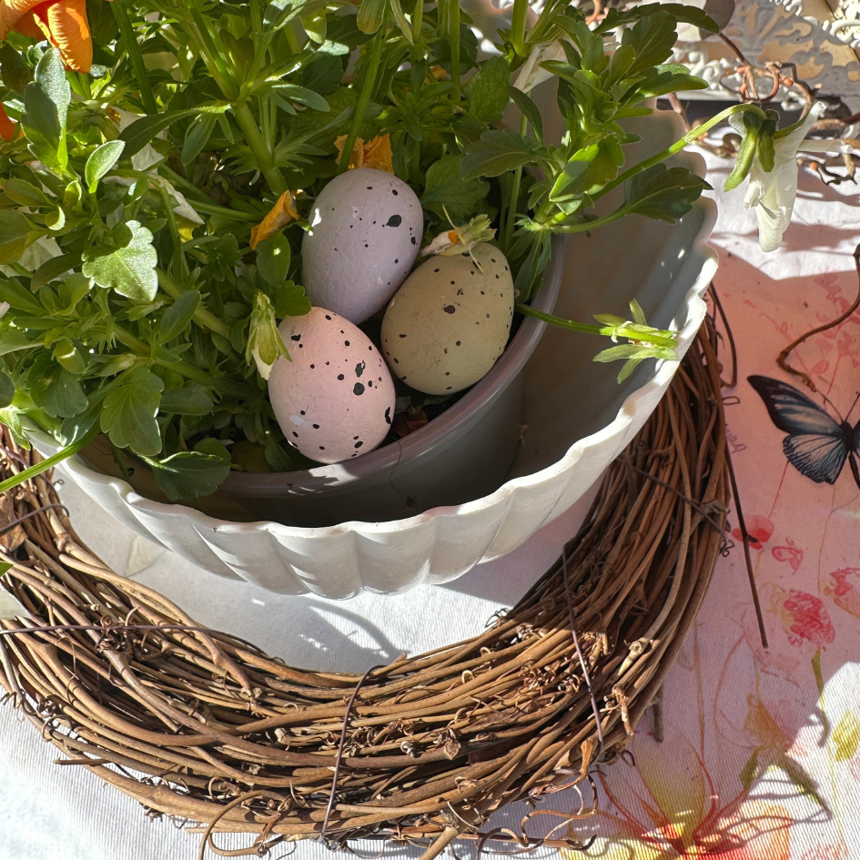 Dekoeier 3er Set – kleine Papp-Eier