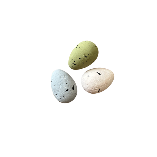 Dekoeier 3er Set – kleine Papp-Eier