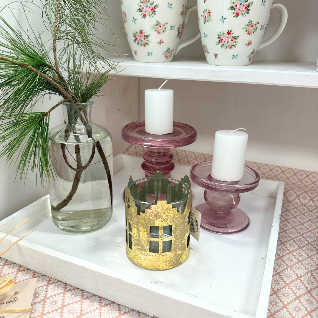 Holztablett weiß – 30 × 30 cm