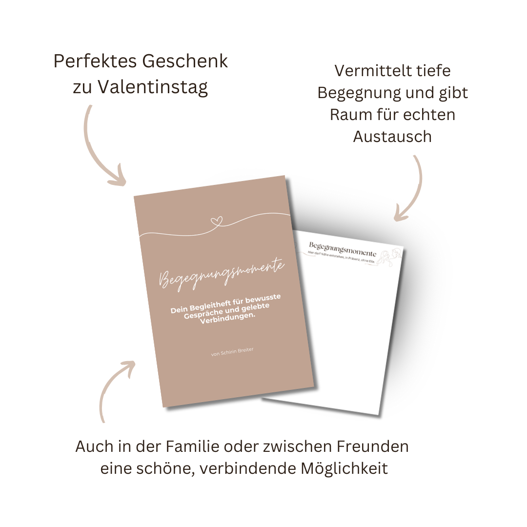 Begegnungsmomente Bundle - Heft mit Notizblock