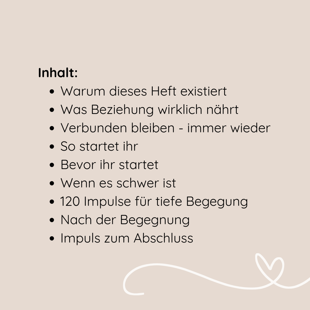 Begegnungsmomente - Begleitheft für achtsame Begegnung