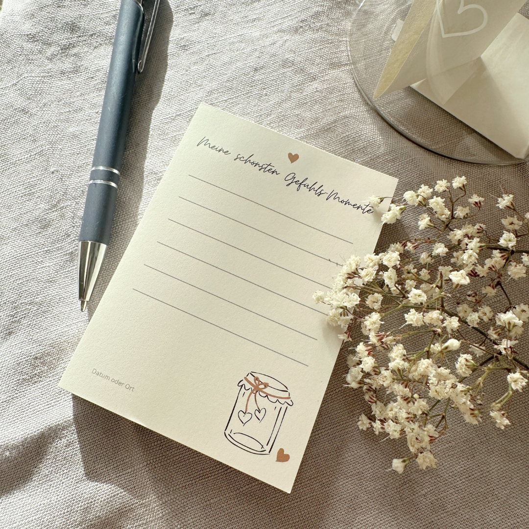 Notizblock • Glückmoment