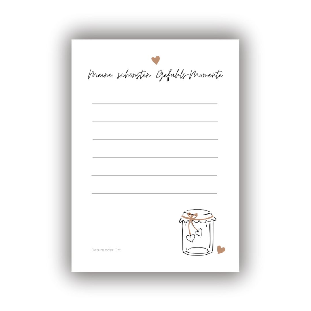 Notizblock • Glückmoment