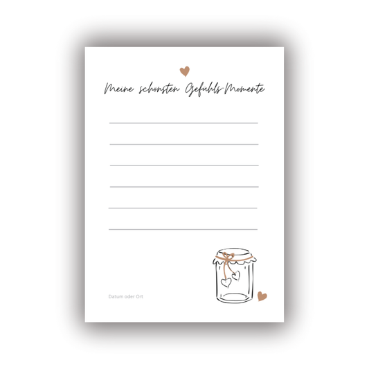 Notizblock • Glückmoment