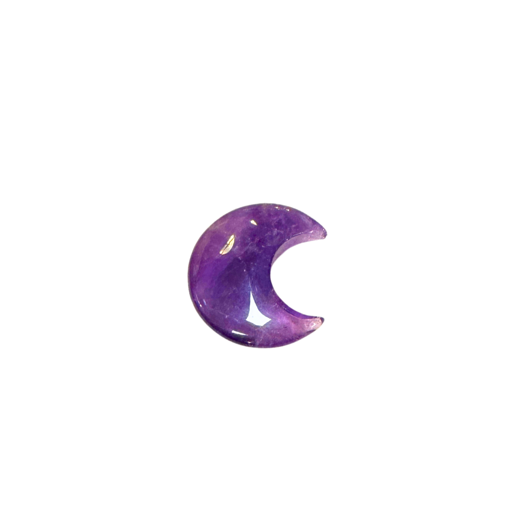 Edelstein - Amethyst Mond - Stein der Ruhe, Intuition & inneren Klarheit