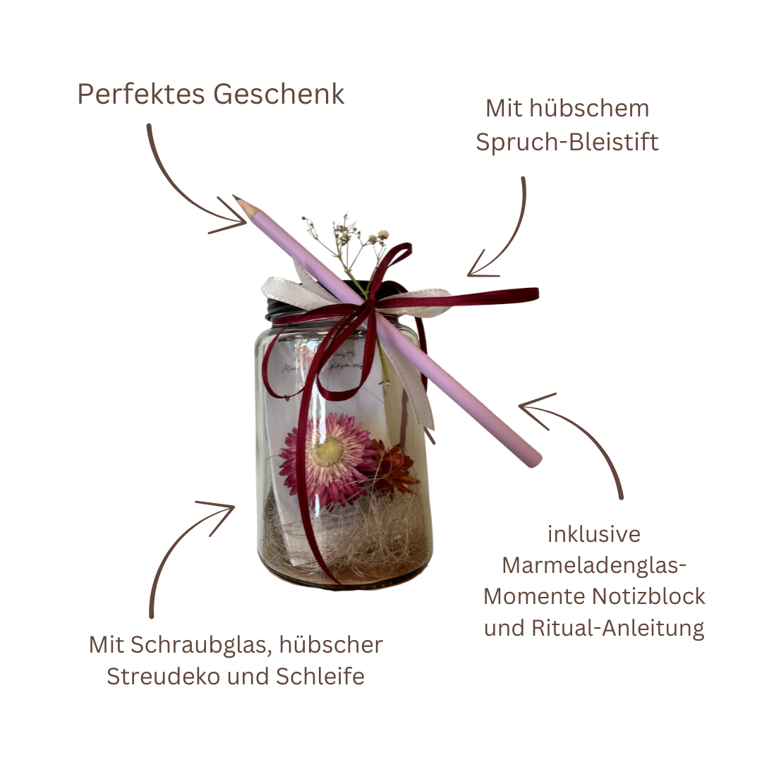 Geschenkset - Marmeladenglasmomente
