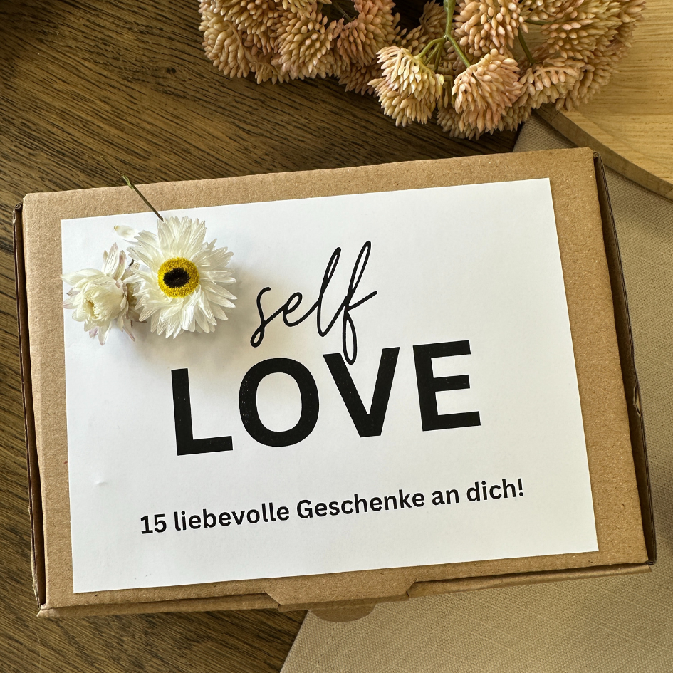 Geschenkset - selfLOVE - 15 Karten mit Halter