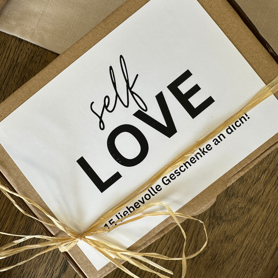 Geschenkset - selfLOVE - 15 Karten mit Halter