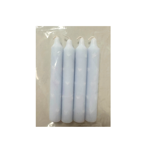 Baumkerzen S - SET - hellblau Herzen - *RESTPOSTEN