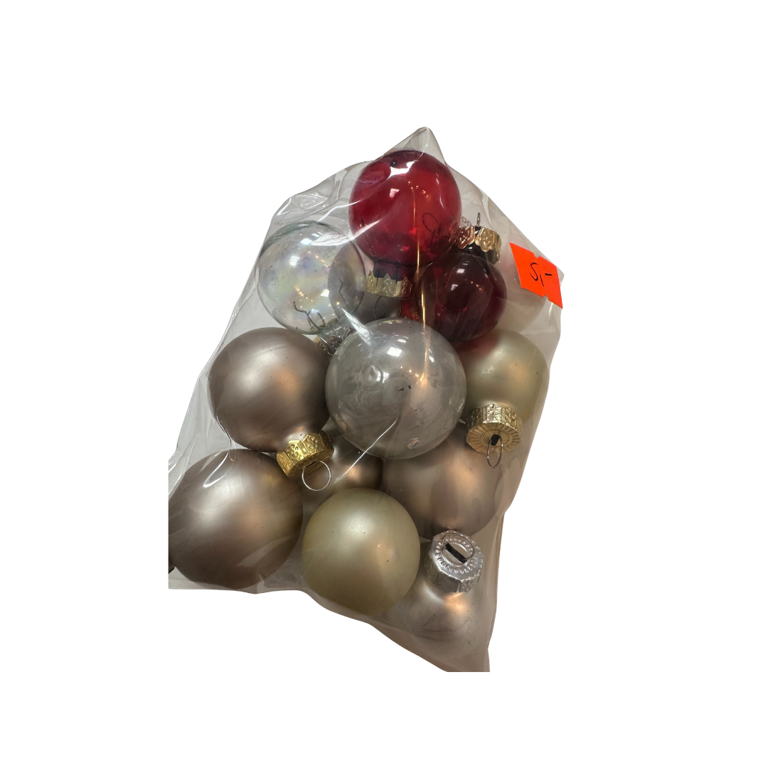 Weihnachtskugeln - 12er SET gemixt *RESTPOSTEN*