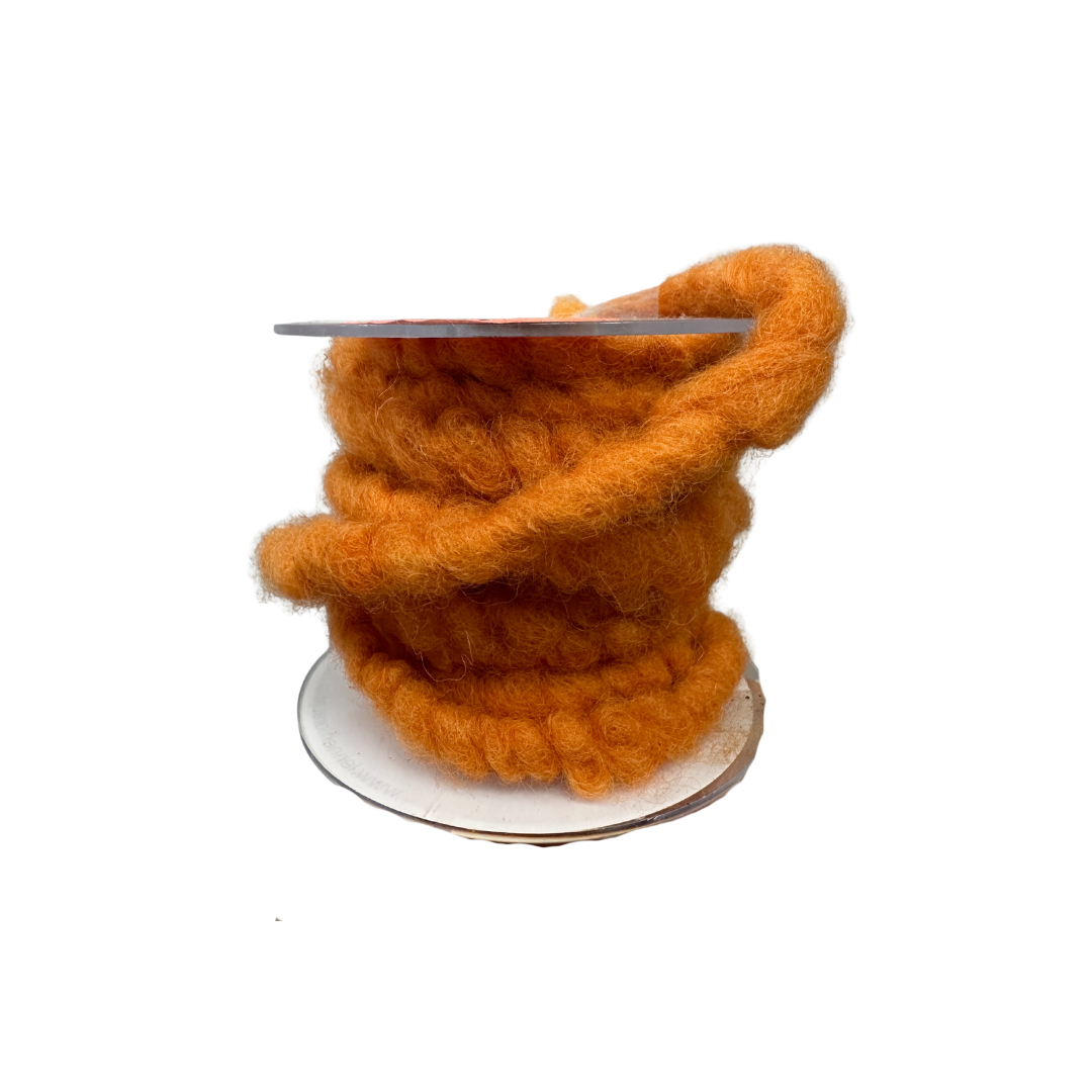 Garn • Wolle Filz orange * RESTPOSTEN