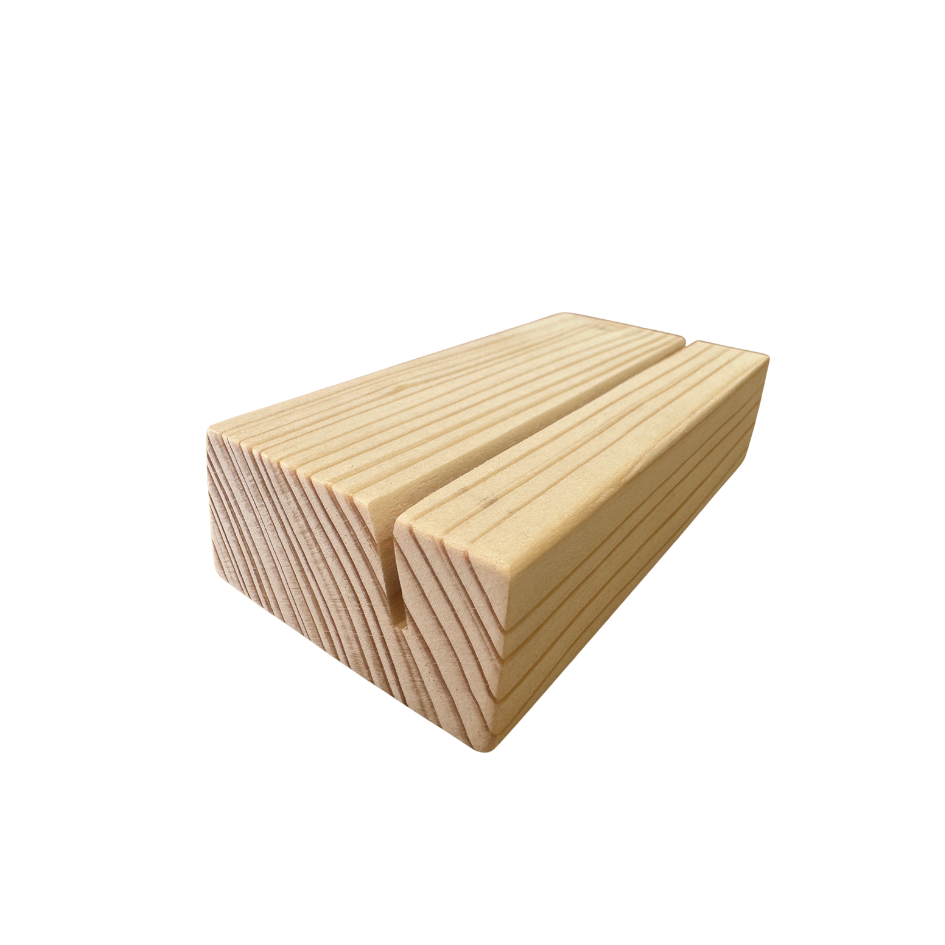Kartenhalter Holz - blanko