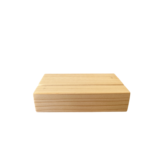 Kartenhalter Holz - blanko