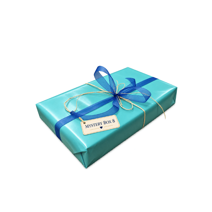 Mystery Box School Boys für Jungen von 6 bis 8 Jahren mit 3 bis 5 Überraschungen als Geschenk zur Einschulung, Schuleinführung oder zum Geburtstag.