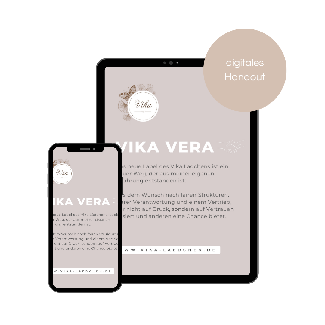 Vika Vera – Handout für interessierte Labels
