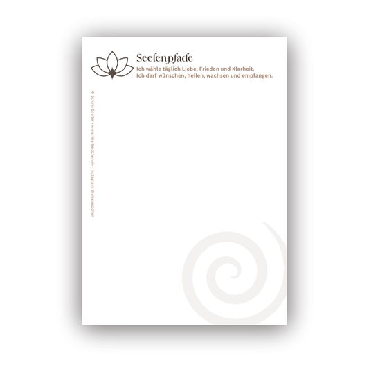 Notizblock A5 • Seelenpfade
