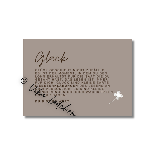 Postkarte • Glück