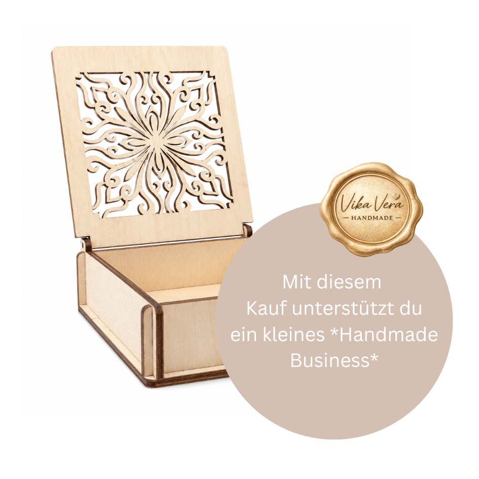Geschenk- und Schmuckbox aus Holz
