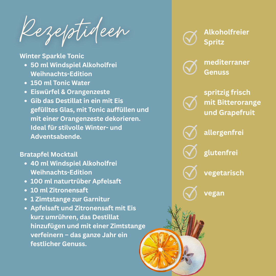 Windspiel Alkoholfrei • Weihnachtsedition • 500ml
