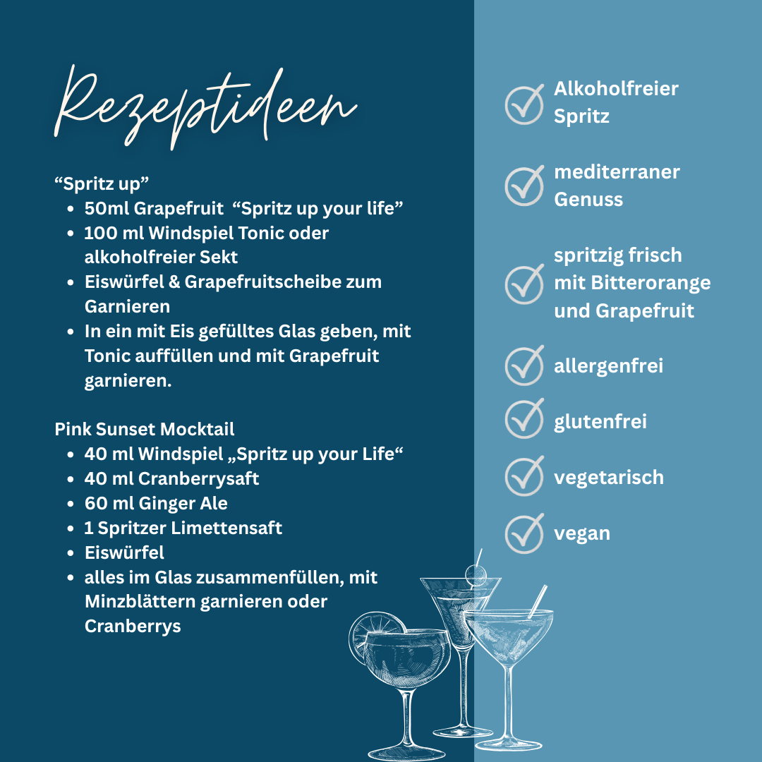 Windspiel Alkoholfrei • Spritz up your life • Grapefruit • 500ml