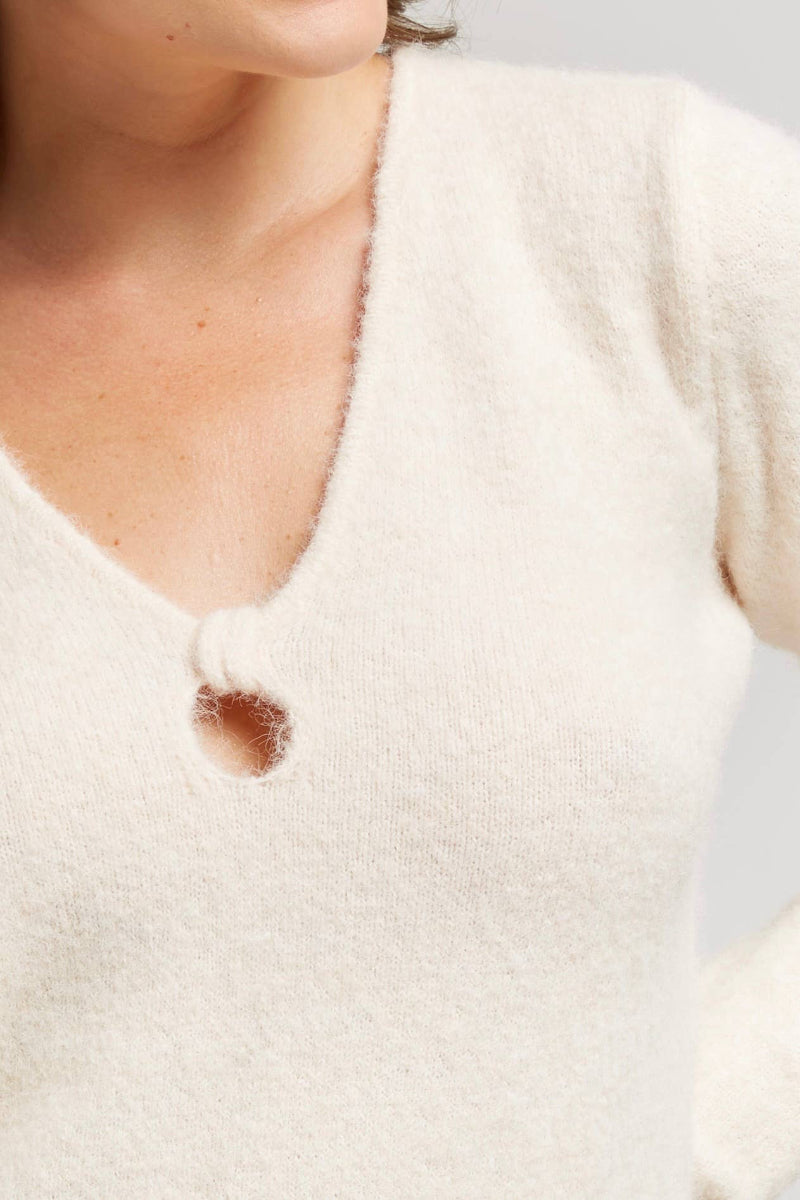 Pullover mit Knotendetail