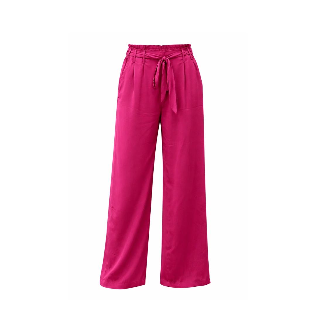 Hose Satin - KIRA - fuchsia