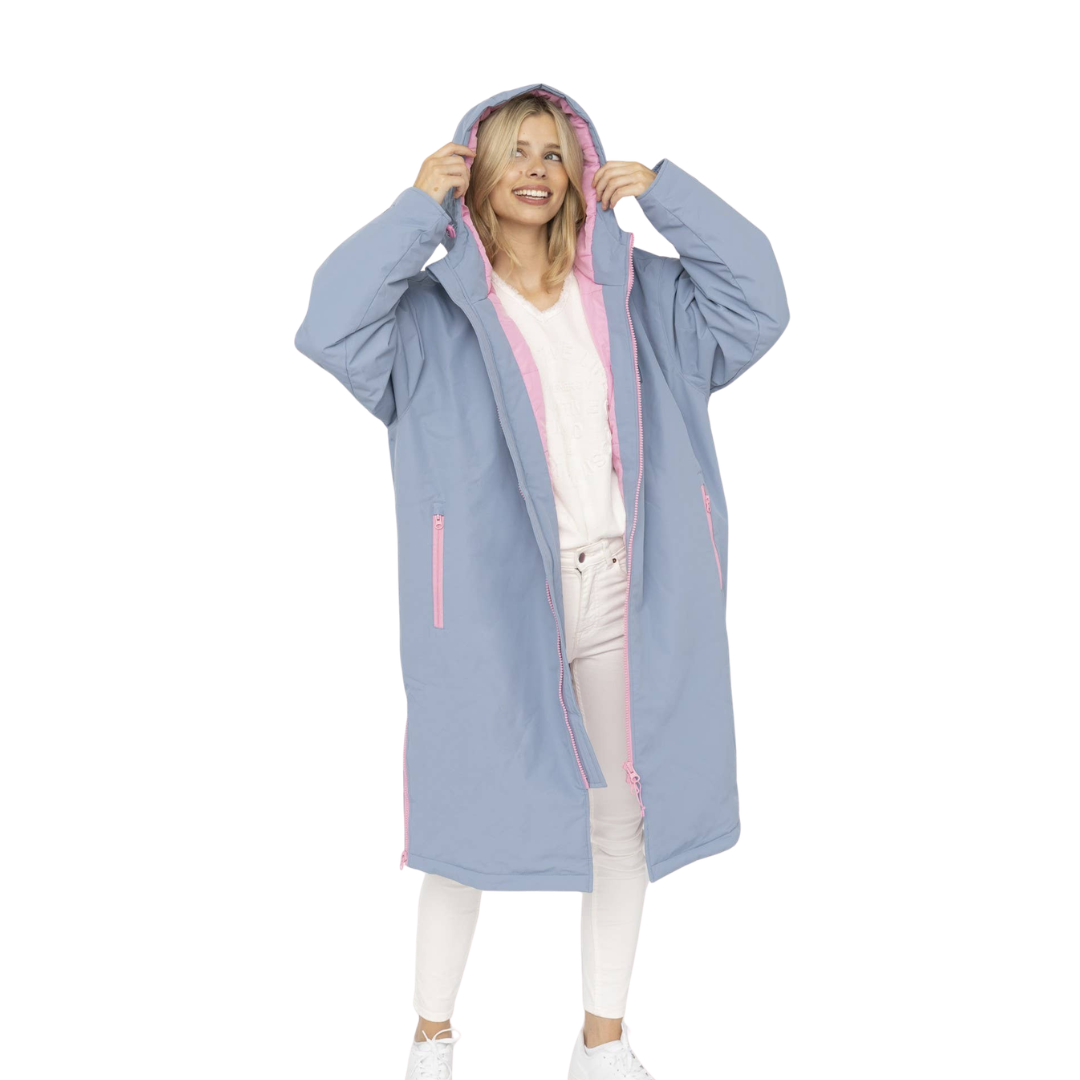 Oversize Windjacke - Hellblau - "Summer"