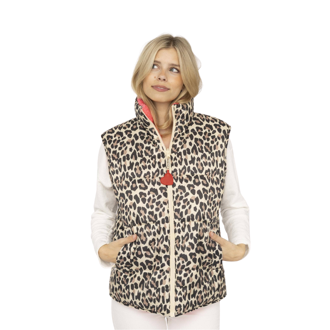 Wendeweste - Leo Teddy beige
