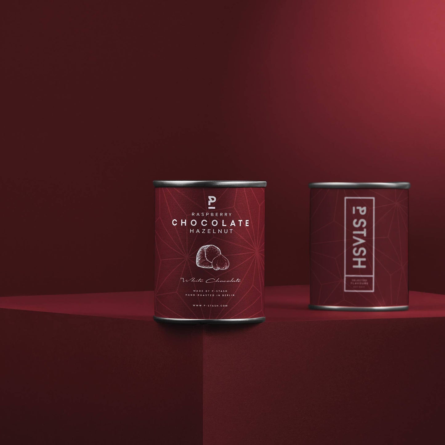 Schoko Genuss - Haselnuss mit weißer Schokolade Himbeere - 60g