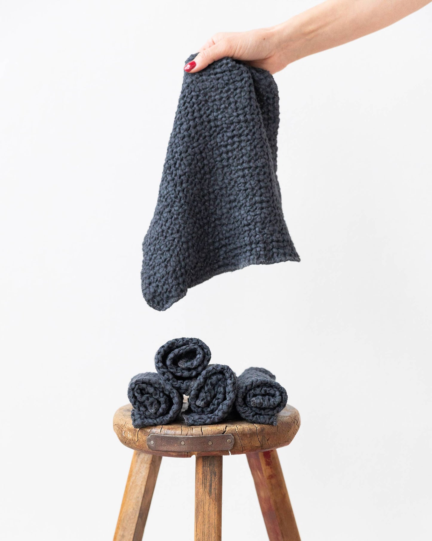 Gesichtstuch - Lappen - Waffel-Leinen - Zero Waste