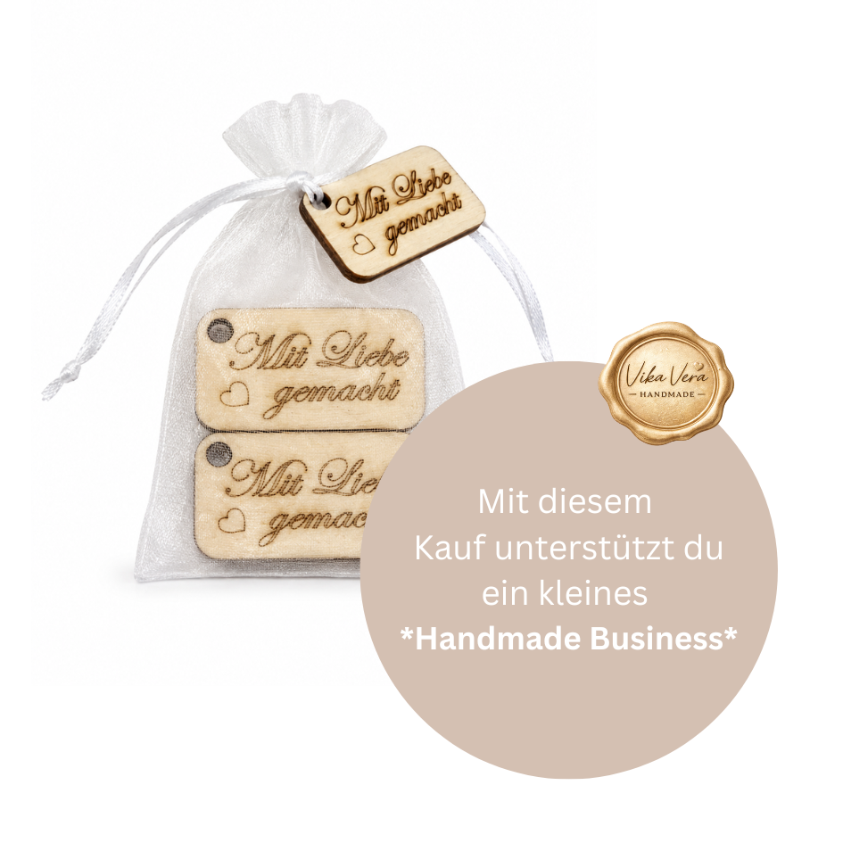 Säckchen mit Geschenkanhängern