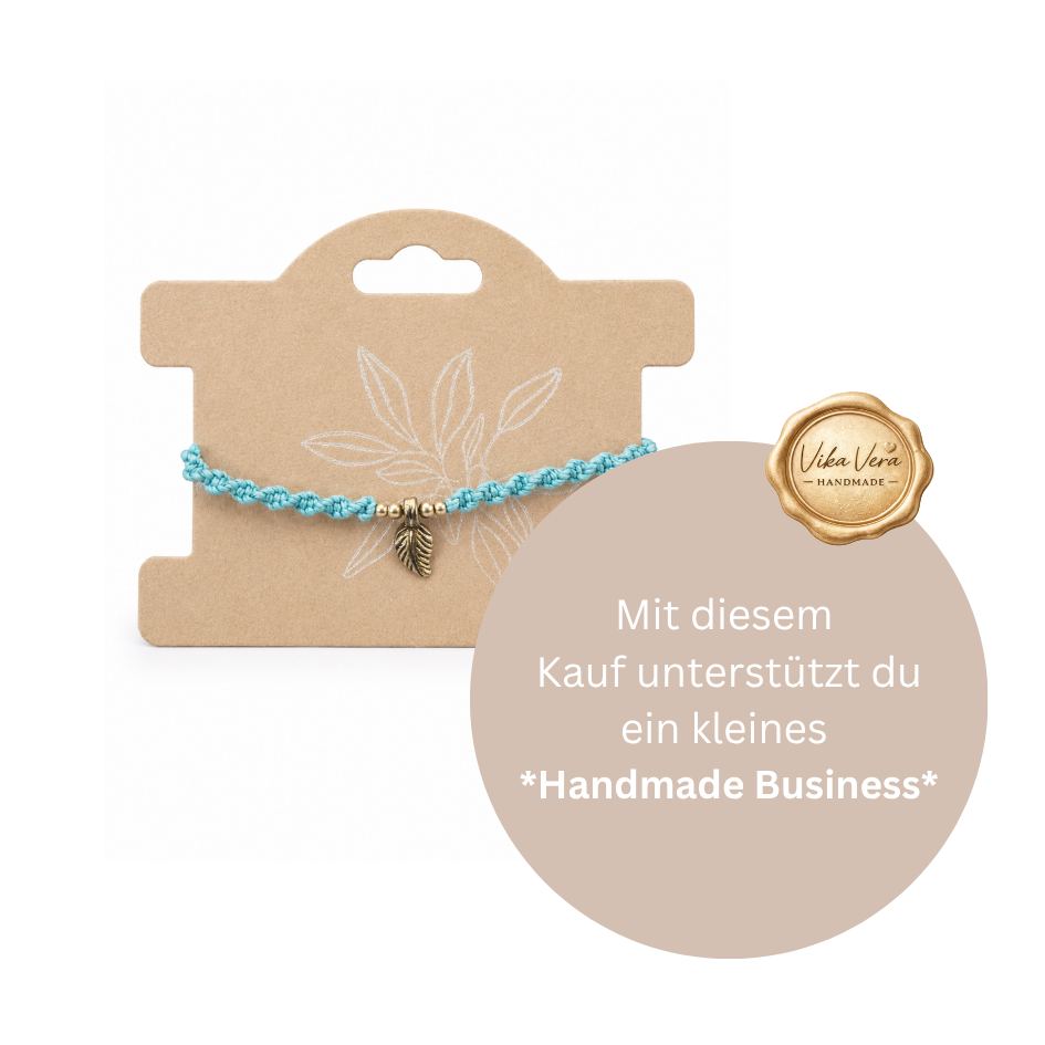Armband türkis mit Anhänger