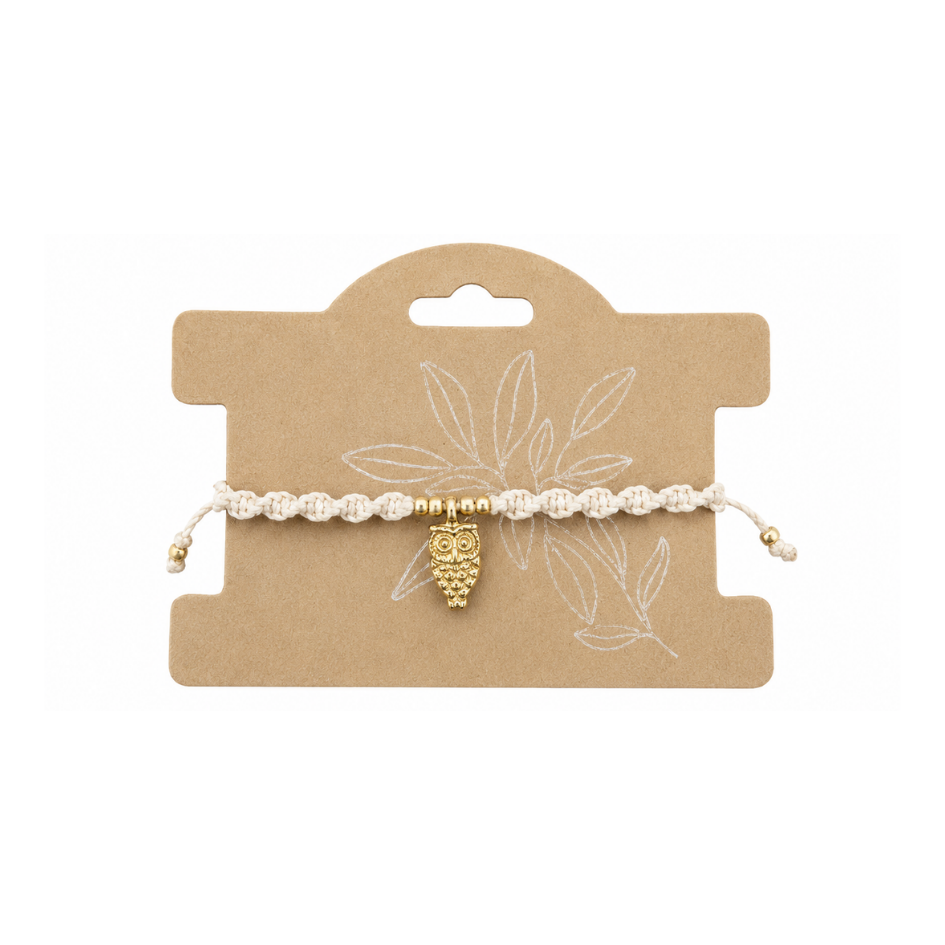 Armband weiß mit Anhänger