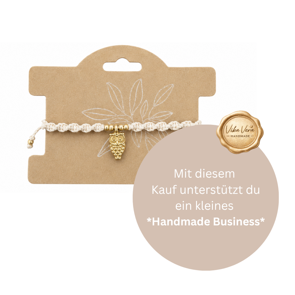 Armband weiß mit Anhänger
