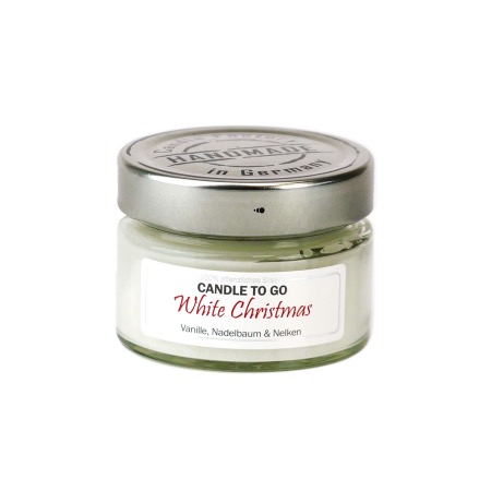 Duftkerze Candle to go - White Christmas - zum Schließen ins Bild klicken