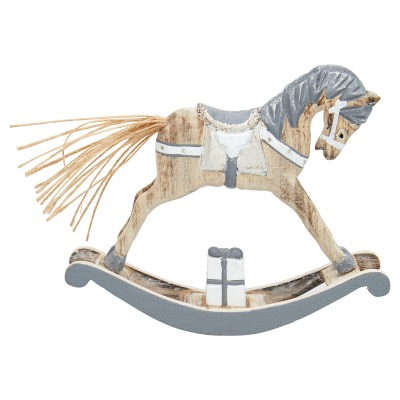 Schaukelpferd - Rocking Horse - GREY - S - zum Schließen ins Bild klicken